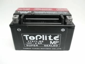 Мотоакумулятор TOPLITE YTX7A-BS (фото 1)