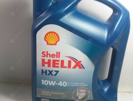 Масло моторное полусинтетическое д/авто HELIX HX7 10W-40 4L SHELL HELIX HX7 10W-40 (SN/CF A3/B4) 4L (фото 1)