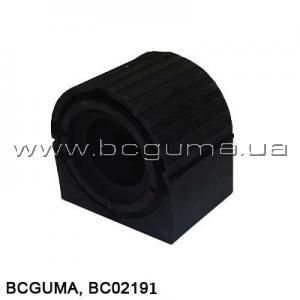 Подушка (втулка) переднього стабілізатора, неармована BCGUMA BC GUMA 02191
