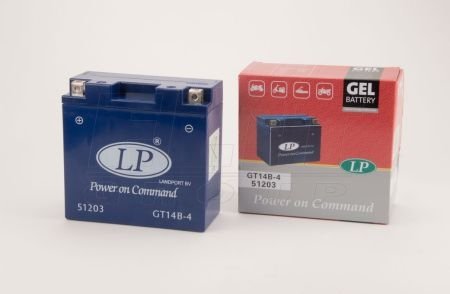 Мотоакумулятор LP GEL LP BATTERY GT14B-4 (фото 1)