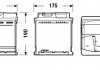 Акумулятор 50Ah-12v EXCELL (207х175х190),R,EN450 EXIDE EB500 (фото 3)