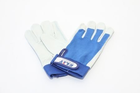 Робочі рукавички, шкіра+текстиль, розмір 11 ELIT UNI LEATHER GLOVES11 (фото 1)