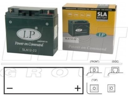 Мотоакумулятор LP LP BATTERY SLA 12-22 (фото 1)