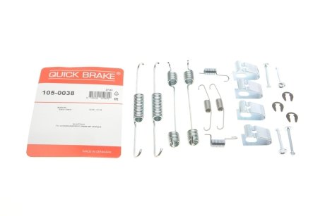 Монтажный комплект тормозных колодок QUICK BRAKE 105-0038