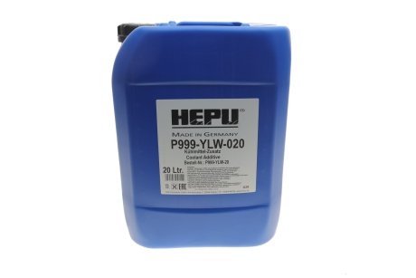 Антифриз G11 FULL YELLOW (Каністра 20л)) HEPU P999-YLW-020