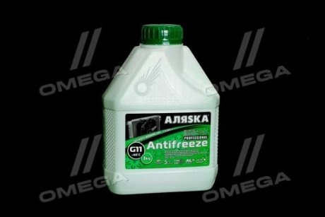 Антифриз ANTIFREEZE-40 (зелений) Каністра 1л/0,98кг АЛЯSКА 5063 (фото 1)