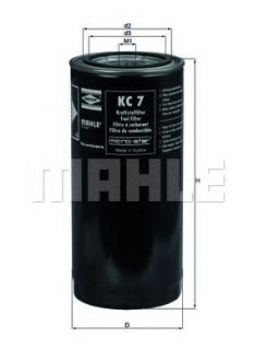 Фильтр топливный DAF MH MAHLE KC 7 (фото 1)