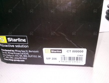 Пильовик ШРУСу Starline MP 206 (фото 1)