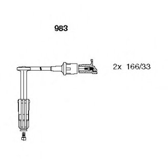 Провод высокого напряжения BREMI 983 (фото 1)
