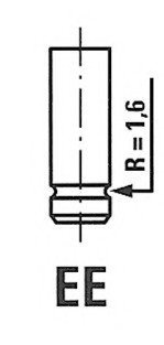 Клапан випускний TOYOTA 6124/RNT SCARICO Freccia R6124/RNT (фото 1)