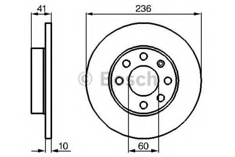 Тормозной диск – замена на 0986479829 Bosch 0986478080 (фото 1)