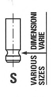 Клапан впускний ROVER 6117/SNT IN Freccia R6117/SNT (фото 1)