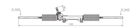 Рейка усилителя рулевого механизма (Возможно восстановленное изделие) GENERAL RICAMBI GR CI4031 (фото 1)