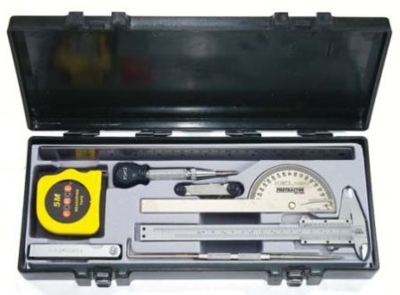 Набор измерительного инструмента 9ед Force 5096 (фото 1)