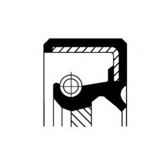 Кільце ущільнювача, ступінчаста коробка передач, Кільце ущільнюючого вала, автоматична коробка передач - CORTECO 19034103B (фото 1)