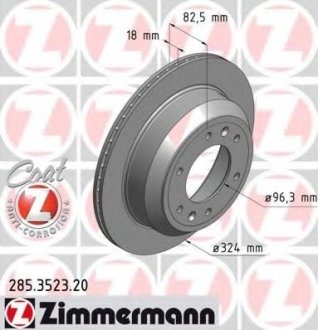 Диск тормозной ZIMMERMANN Otto Zimmermann GmbH 285.3523.20