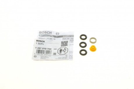 К-кт резиновых уплотнителей форсунок VW Bosch 1 287 010 704 (фото 1)