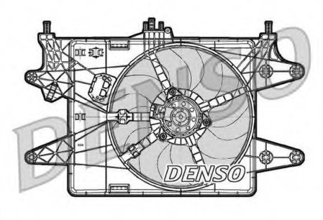 Вентилятор радіатора Denso DER09082