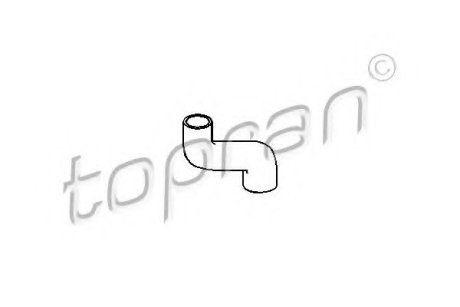 Патрубок системи охолодження 90530796 TOPRAN Topran (Hans Pries) 205721