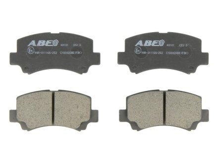 Тормозные колодки, дисковые. ABE C18002ABE