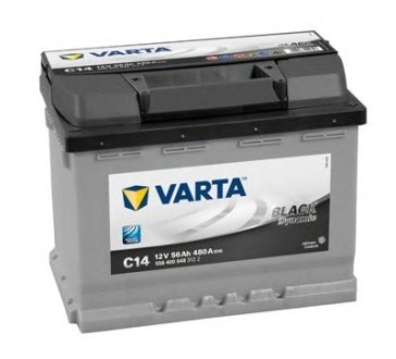 Батарея акумуляторна black dynamic, 12в 56а/ч Varta 5564000483122 (фото 1)