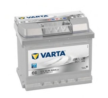Стартерний акумуляторний батар; стартерний акумуляторний батар Varta 5524010523162 (фото 1)