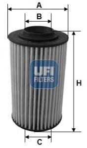 Масляний фільтр UFI 25.163.00 (фото 1)