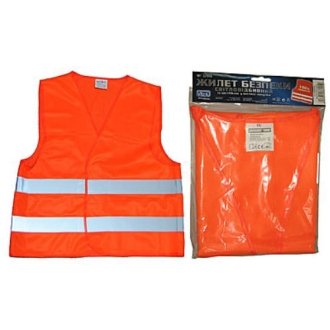 Жилет безпеки світловідбивний (orange) 116B XL Vitol ЖБ001(50) (фото 1)