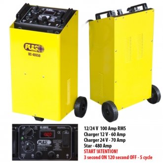 Пуско-зарядное устр-во BC-40650 12-24V/100A/Start-480A/цифр.индик. Pulso BC-40650 (1) (фото 1)