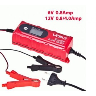 Зарядне пристрій VL-143 6-12V/0.8-4.0A/1.2-120AHR/LCD/Імпульсне Voin VL-143 (10) (фото 1)