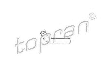 Шланг радіатора 026121063N TOPRAN Topran (Hans Pries) 100218