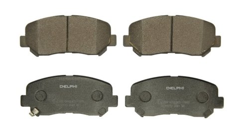 Тормозные колодки, дисковые. DELPHI LP2481 (фото 1)