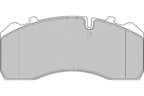 Комплект тормозных колодок, дисковый тормоз, WVA29197 BE BERAL 2919730004145694 (фото 1)