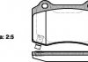 Колодки тормозные дисковые REMSA 0434.54 (фото 1)