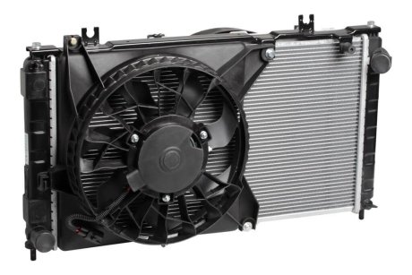 Радиатор охлаждения 2190/2192 Гранта (+рад. кондиц+вентиляторы) МКПП А/С LUZAR LRK 0192 (фото 1)