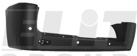 FT SCUDO 07- Бампер задний,короткая версия + отв.парктрон. ELIT KH2035 957 EC (фото 1)