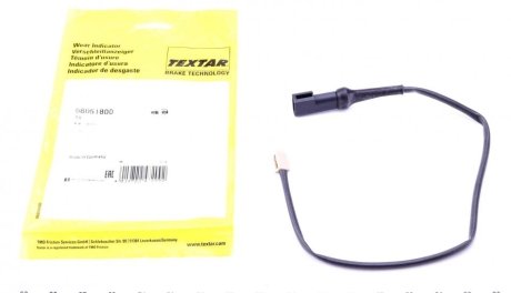 Сигнализатор износа тормозных колодок TEXTAR 98051800 (фото 1)