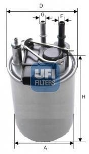 Топливный фильтр UFI 24.080.00 (фото 1)
