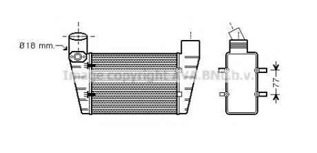 Интеркулер VAG A4_A6_PASSAT -05 - AVA QUALITY COOLING AVA Cooling Systems AI 4225