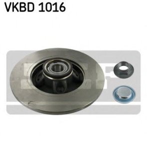 Гальмівний диск з підшипником VKBD 1016 SKF VKBD1016