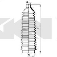Пильовик кермового механізму (GKN) Spidan 83875 (фото 1)