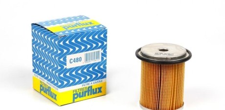 Фильтр топливный Fiat Scudo/Peugeot Expert/Citroen Jumpy 1.9 PURFLUX C480 (фото 1)
