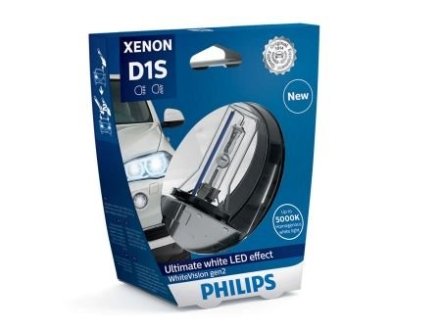 Автомобільна лампа: 12 [В] Ксенон D1S White Vision gen2 35W цоколь PK32d-2. 5000K PHILIPS 36072133 (фото 1)