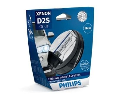Автомобильная лампа: 12 [В] Ксенон D2S White Vision gen2 35W цоколь P32d-2 Цветовая темп. 5000K PHILIPS 37727933 (фото 1)