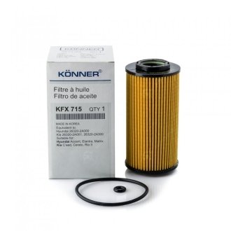 Фільтр оливний (картридж) KӦNNER KFX-715 (фото 1)