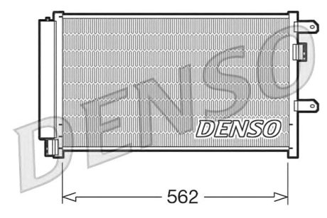 Радиатор кондиционера Iveco Daily 2006-- Denso DCN12003