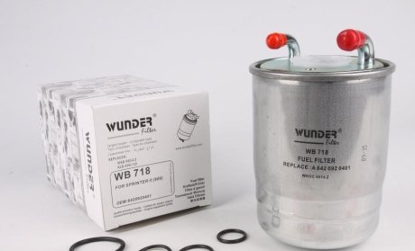 Фильтр топливный MB Sprinter 2.2CDI OM651 09- WUNDER WB-718 (фото 1)
