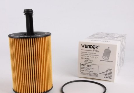 Фільтр масляний VW T5/Caddy III 03- WUNDER WY-106 (фото 1)