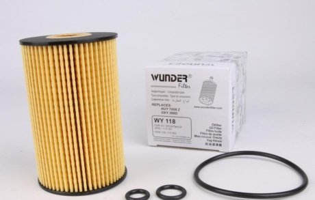 Фильтр масляный VW 1.6 - 2.0TDI 10- WUNDER WY-118