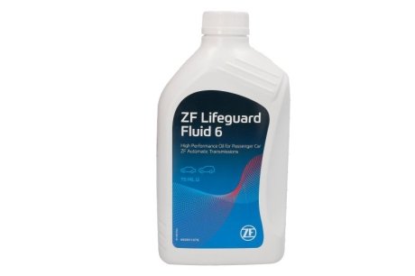 Олива трансмісійна ATF LifeGuardFluid 6, 1л. ZF parts S671.090.255 (фото 1)